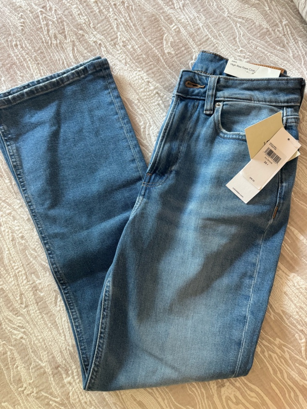 Calvin Klein Jeans High Rise Flare Crop